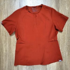 Figs Auburn Scrub Top L